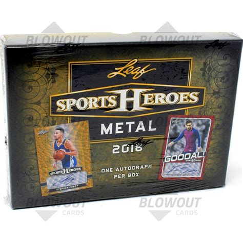 2018 leaf metal sports heroes hobby box|leaf metal sports heroes card list.